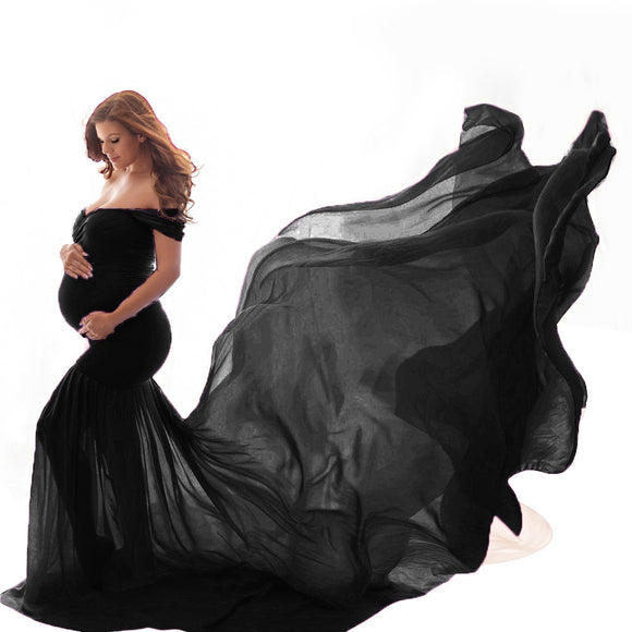 Vestido Fotográfico Estilo Europeo y Americano para Mujer