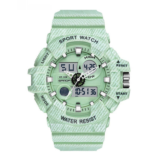 Reloj Deportivo Digital Dual Display Pantalla Grande Luminoso Resistente al Agua Unisex - Image 22