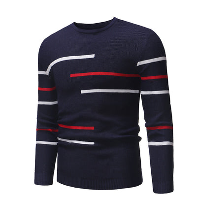 Suéter Cuello Redondo Cómodo para Hombre - Image 8