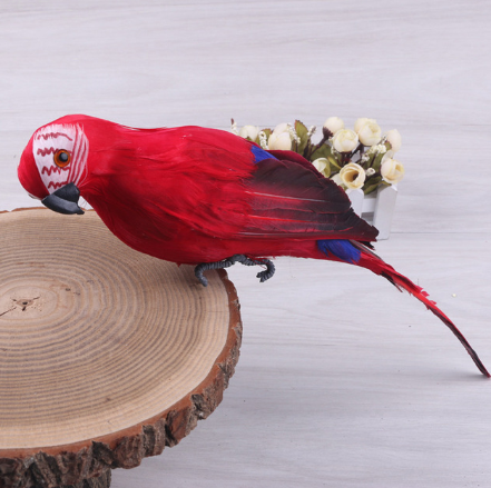 Loro Guacamayo de Espuma Decorativo con Plumas Realistas
