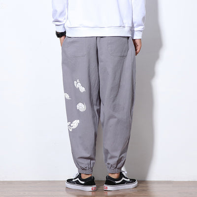 Pantalones Sueltos Casuales Xiangyun - Comodidad Asiática para Hombre - Image 13
