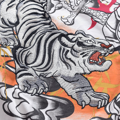 Playera Bordada Dragón Tigre Manga Corta - Image 3
