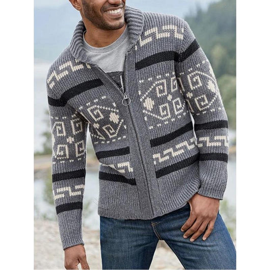 Cardigan Casual con Solapa para Hombre - Estilo Joven Versátil - Image 7