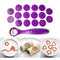 Cucharas Decoradoras Mágicas con 16 Diseños para Café, Postres y Alimentos