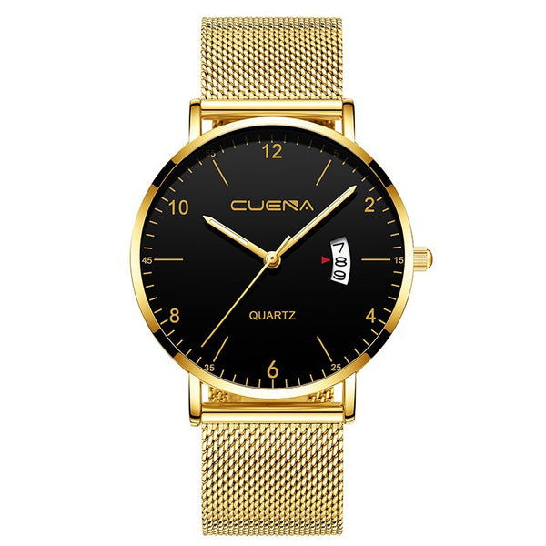 Reloj de Cuarzo Ultrafino con Calendario