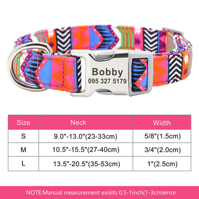 Collar de Nylon para Perro con Placa Identificadora Personalizada - Image 5