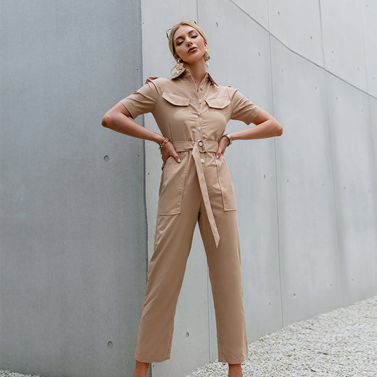 Jumpsuit de Moda Europea y Americana - Estilo Urbano Versátil - Image 4