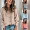 Suéter de Mohair con Cutout Elegante