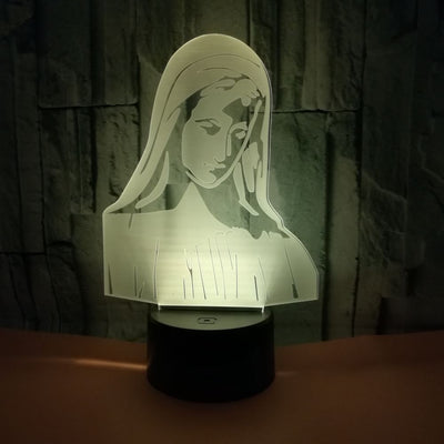 Lámpara LED 3D Táctil USB para Niños - Luz Nocturna Infantil - Image 6