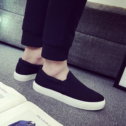 Zapatos de Lona con Suela Gruesa para Hombre - Cómodos y Transpirables - Image 2