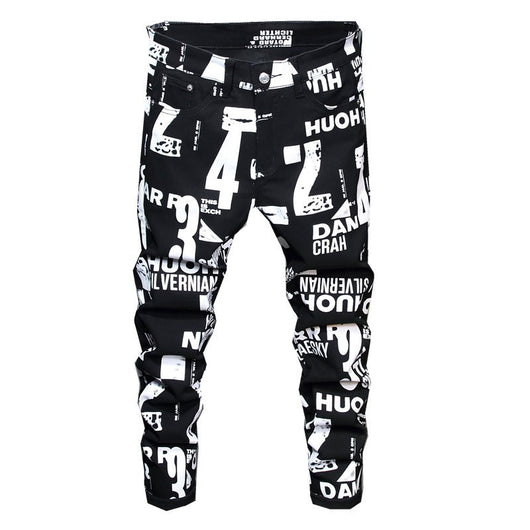 Pantalones Slim Fit con Estampado Floral y Tela Elástica para Hombre - Image 11