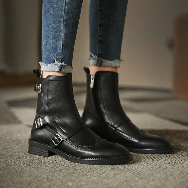 Botas Altas con Hebilla