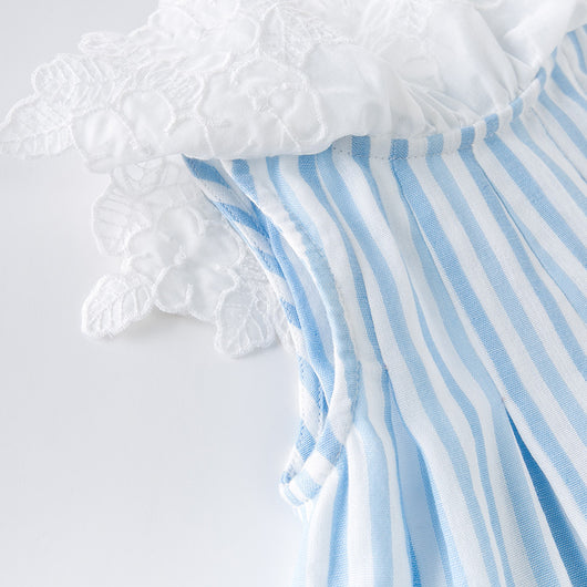 Vestido Princesa con Rayas Elegantes - Image 2