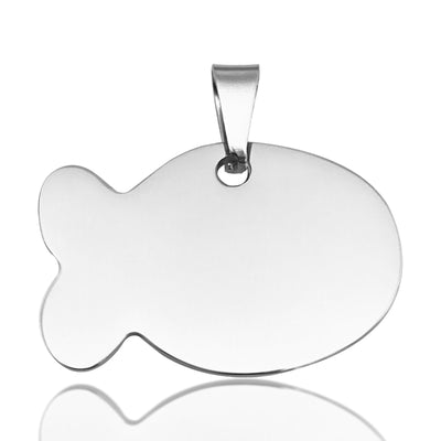 Placa de Identificación para Mascotas en Acero Inoxidable Titanio - Image 15