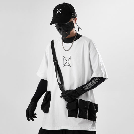 Playera Manga Corta para Hombre con Bolsillos 3D - Image 3