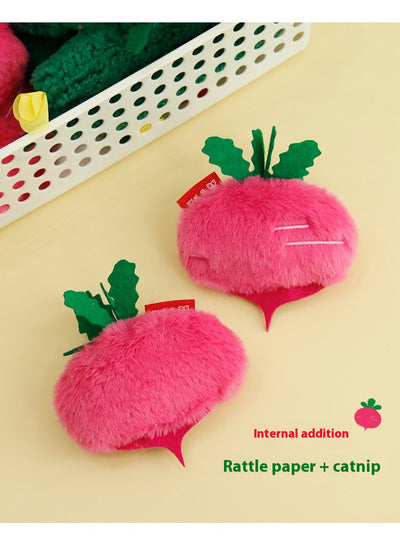 Juguete Interactivo de Vegetales con Sonajero para Gatos - Image 10