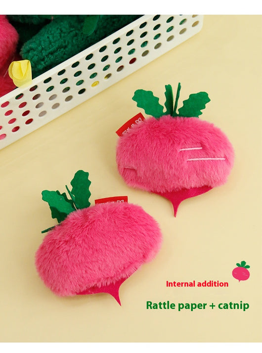 Juguete Interactivo de Vegetales con Sonajero para Gatos - Image 10