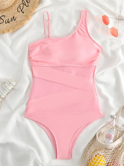 Traje de Baño Enterizo de Seda Elegante para Mujer - Image 6