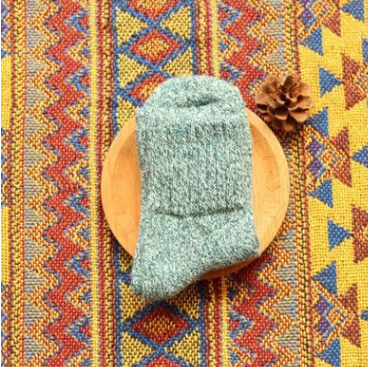 Calcetines Térmicos de Conejo para Invierno - Tubo Alto Suave y Cálido