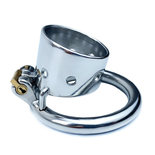 Anillo de Castidad en Acero Inoxidable 304 con Candado de Seguridad para uso en Ecuador
