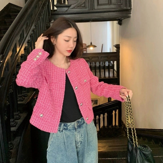 Abrigo Elegante Estilo Chanel para Mujer - Image 2
