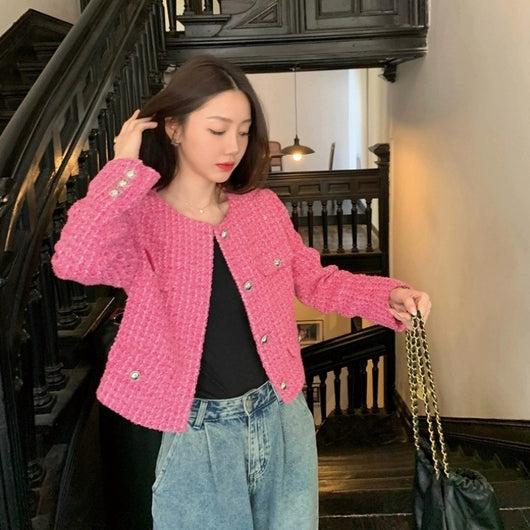 Abrigo Elegante Estilo Chanel para Mujer - Image 2