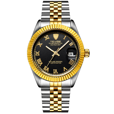 Reloj Automático Detective Explosion para Hombre - Elegancia Empresarial Resistente al Agua - Image 9