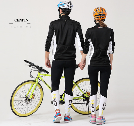 Jersey de Ciclismo Manga Larga para Hombre y Mujer - Conjunto Completo Otoño Invierno - Image 2