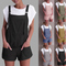 Shorts Overall de Algodón Juvenil - 4 Colores