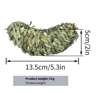 Juguetes Masticables de Pasto Timothy para Conejos, Conejillos de Indias y Roedores - Image 9