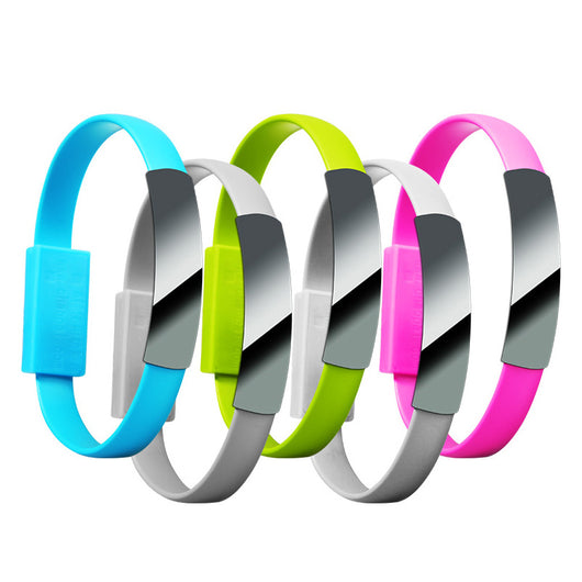 Pulsera Cable USB Silicona - Carga Rápida Portátil