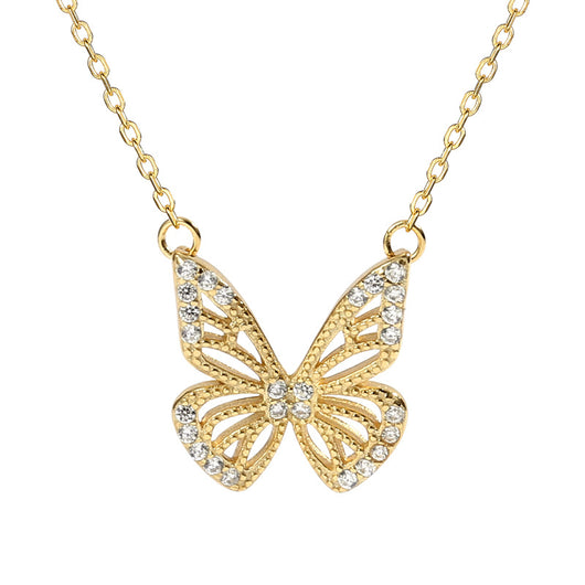Collar Mariposa de Diamantes