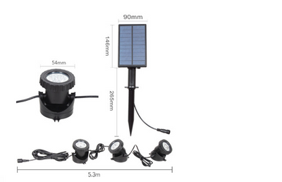 Luz Subacuática Solar Multicolor - Image 8