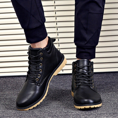 Botas Martin de Cuero para Hombre - Estilo Casual y Outdoor - Image 13