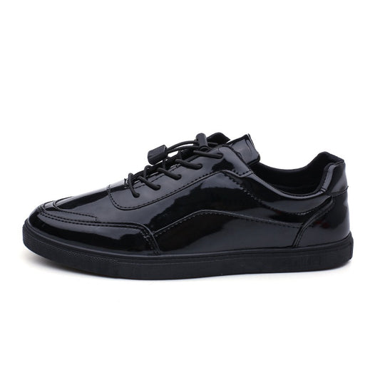 Zapatillas Deportivas de Cuero Charolado