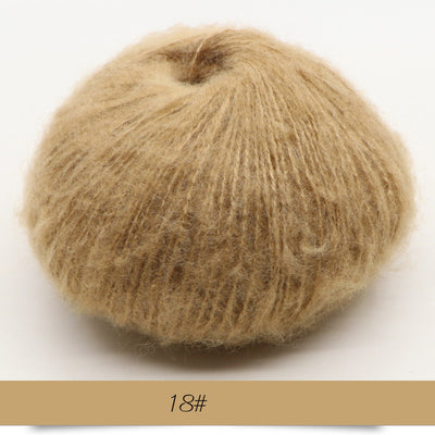 Suéter y chal de mohair para bebé con detalle de tejido - Image 50