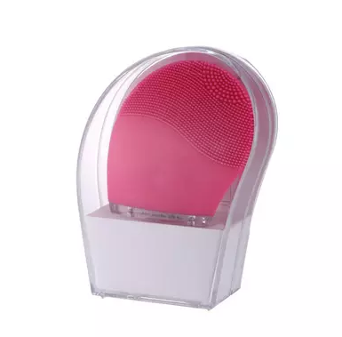Limpiador Facial Eléctrico con Silicona - Purificador de Poros Recargable e Impermeable