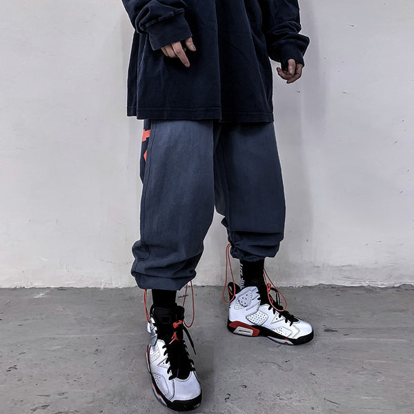 Pantalones Holgados con Cordón Ajustable