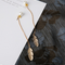 Aretes Largos de Perla con Hoja y Borla - Diseño Personalidad