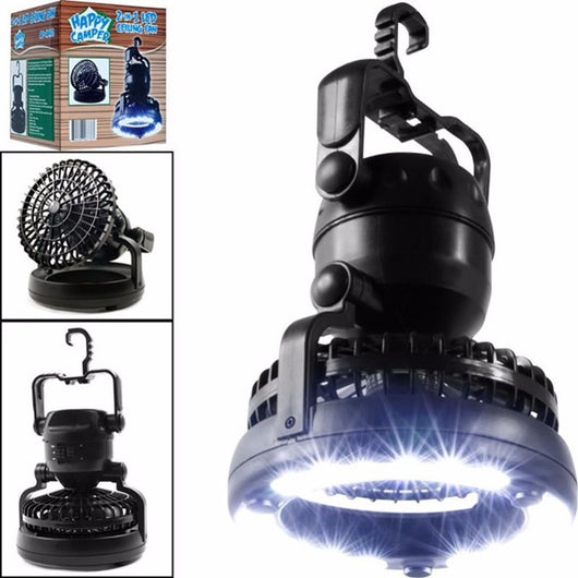 Lámpara Ventilador de Camping