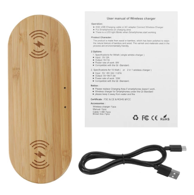 Cargador Inalámbrico de Madera - Image 4