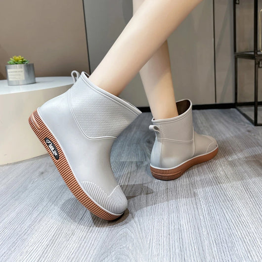 Botas Impermeables Cortas para Mujer - Estilo Moderno y Funcional - Image 26
