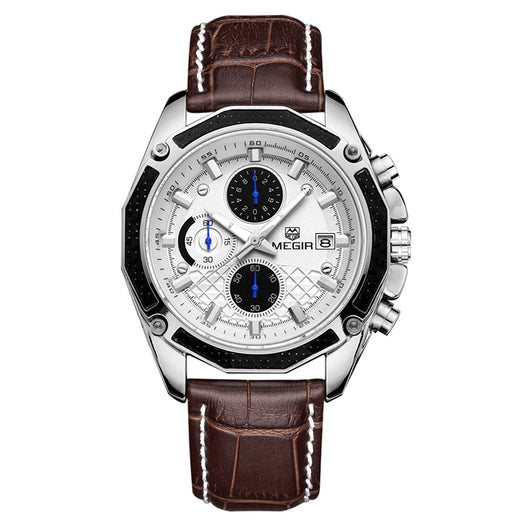 Reloj de Cuero Multifuncional para Hombre - Image 2