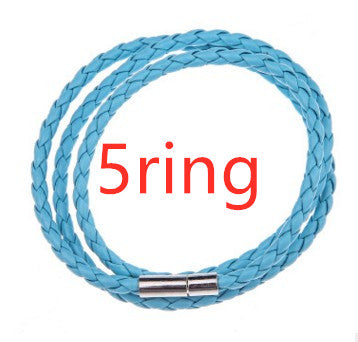 Pulsera de Cuero Trenzado Personalizada para Hombre con Nombre y Acero Inoxidable - Image 25