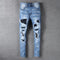 Jeans para Hombre con Parches Desgastados