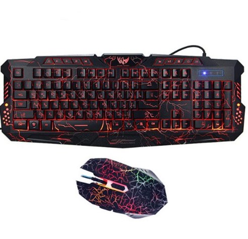 Kit Gamer J10 Teclado y Ratón con Retroiluminación Tricolor RGB