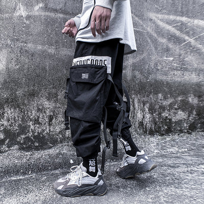 Pantalones Deportivos Holgados de Corte Recto para Hombre - Image 4