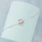 Pulsera de Plata Esterlina para Mujer con Detalles Blancos