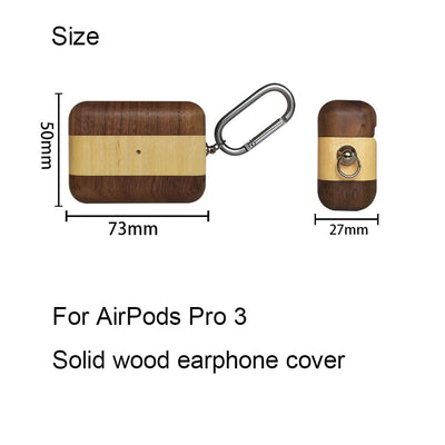 Fundas de Madera Maciza para AirPods Pro - Compatibles con Apple - Image 5