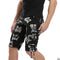 Pantalones Cargo Cortos Estilo Coreano Hombre - Cintura Suelta 5 Puntos Multi Bolsillo Camuflaje